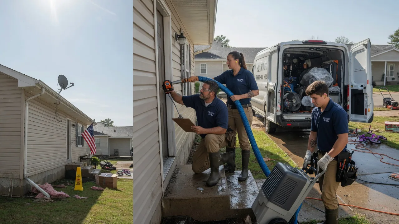 Ceiling Water Damage Restoration in Crittenden, KY near me